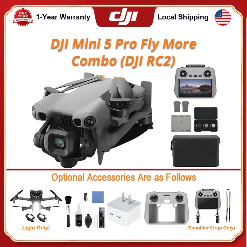 Zestaw dronów DJI Mini 5 Pro F – Drone Video Production recenzja i cena