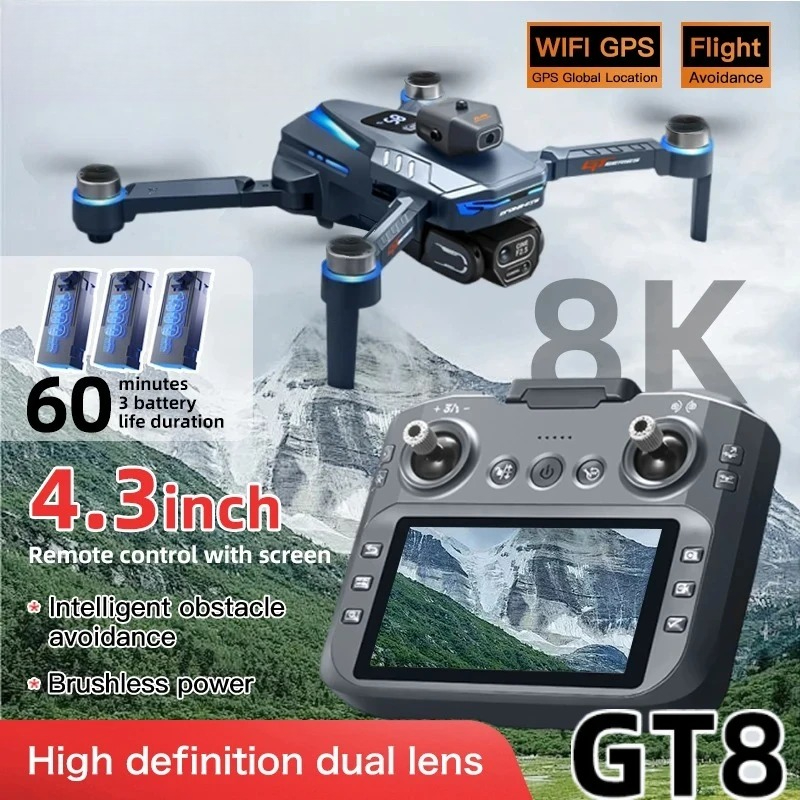 Oryginalny dron GT8 8K Profesj – Drone Photogrammetry recenzja i cena